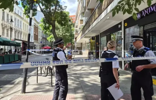 Four injured in stabbing attack in central London