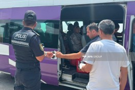 Next relocation convoy reaches Khojavand city, Girmizi Bazar settlement and Khojavand village - UPDATED-1  - PHOTO 