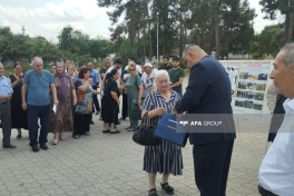 Next relocation convoy reaches Khojavand city, Girmizi Bazar settlement and Khojavand village - UPDATED-1  - PHOTO 