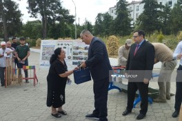 Next relocation convoy reaches Khojavand city, Girmizi Bazar settlement and Khojavand village - UPDATED-1  - PHOTO 
