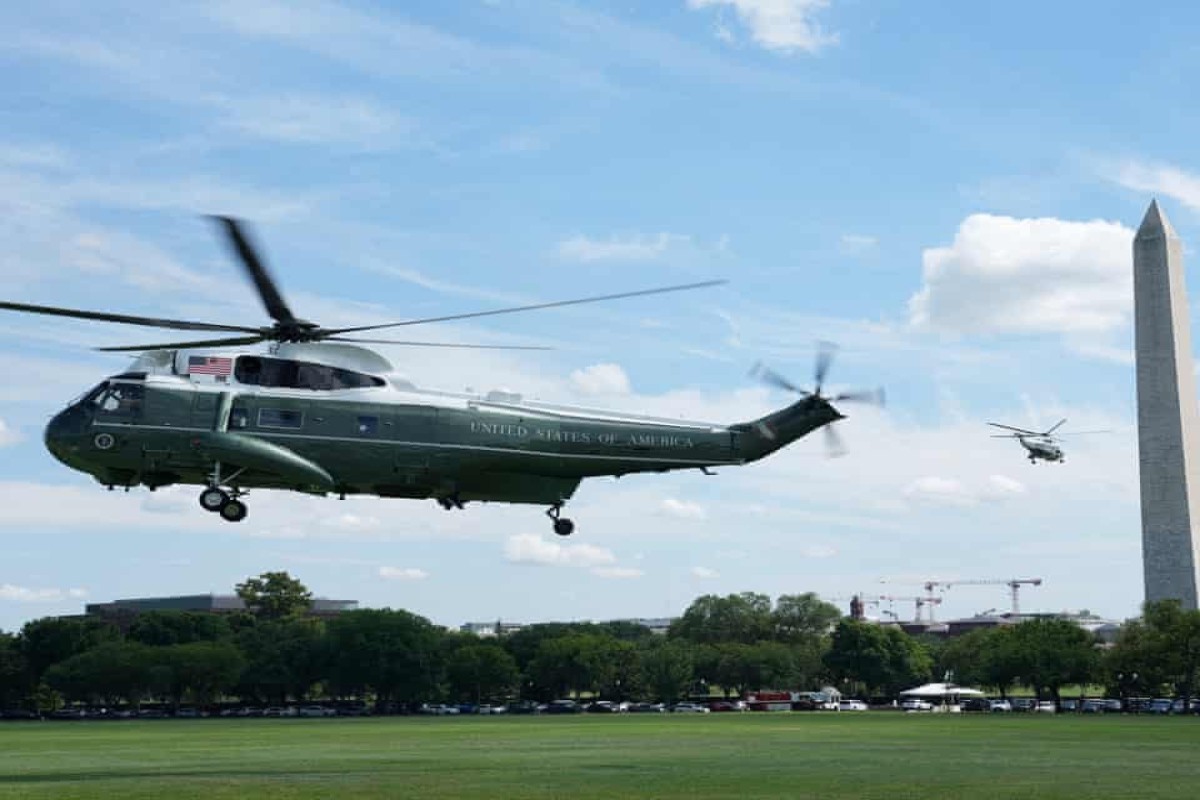 FAA investigates air ‘safety incident’ involving Trump’s helicopter