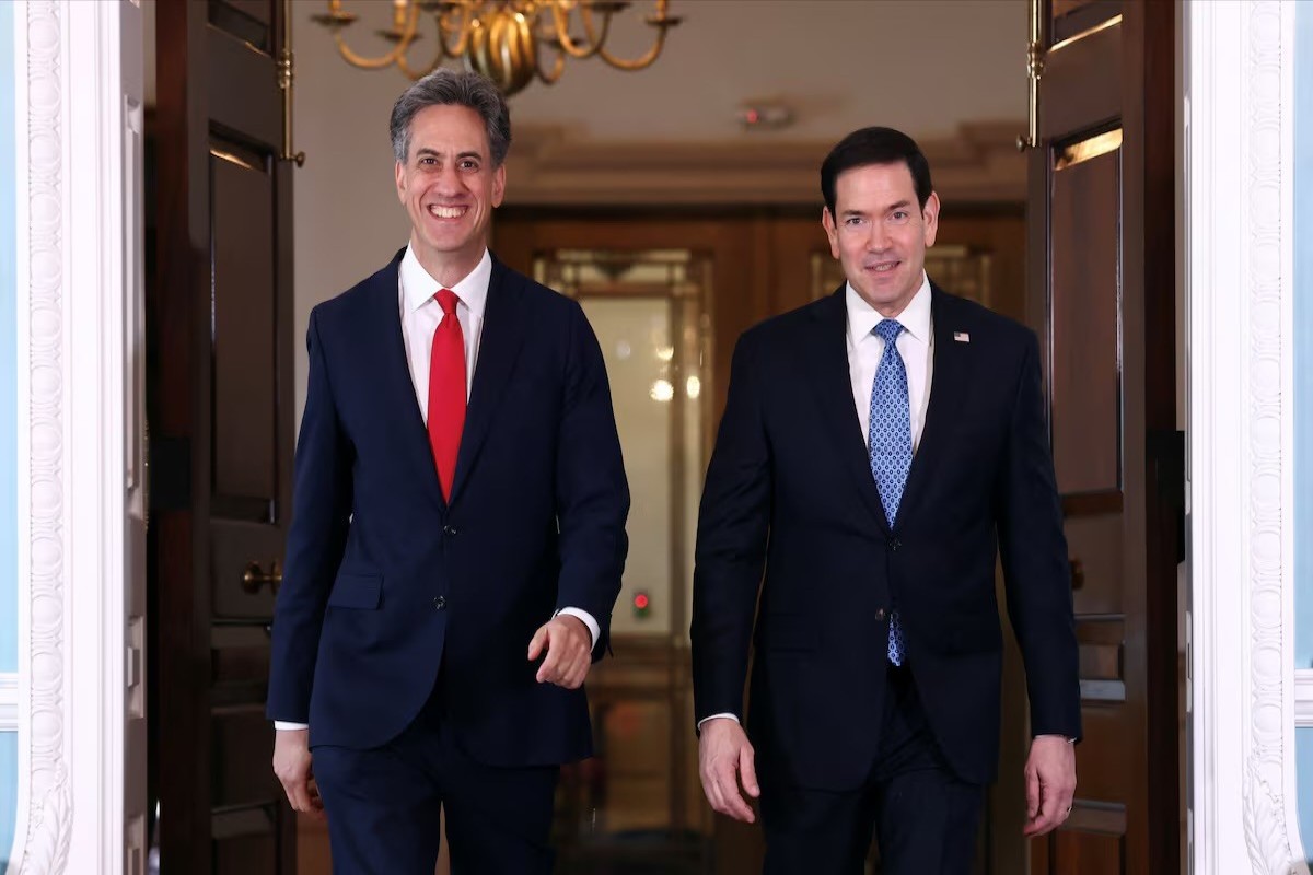 Rubio and Miliband discuss Ukraine war, boosting Europe