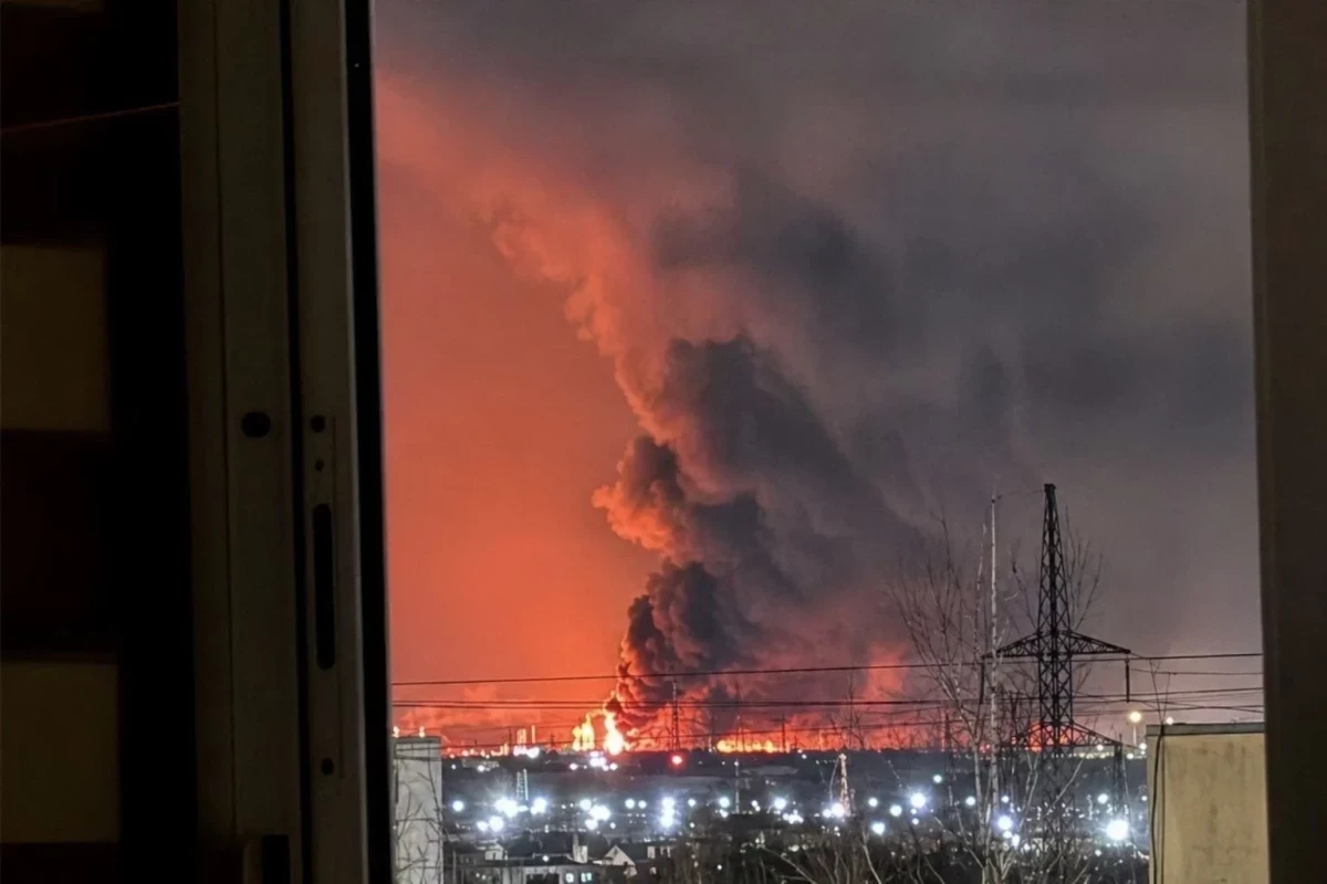 Ukraine reportedly targets major oil refinery in Russia