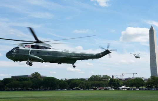 FAA investigates air ‘safety incident’ involving Trump’s helicopter