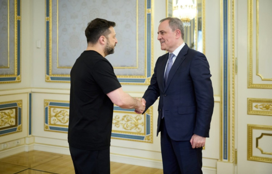 Ukrainian President receives Azerbaijani Top Diplomat-PHOTO -VIDEO 