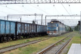 14 wagons of wheat shipped from Russia to Armenia via Azerbaijan - PHOTO 