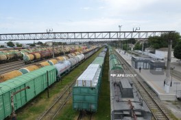 14 wagons of wheat shipped from Russia to Armenia via Azerbaijan - PHOTO 