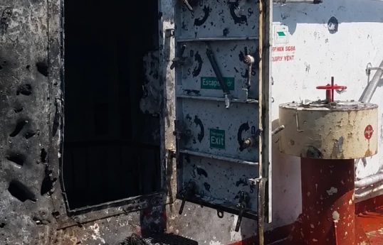 Turkish cargo ship hit by drone attack near Novorossiysk
