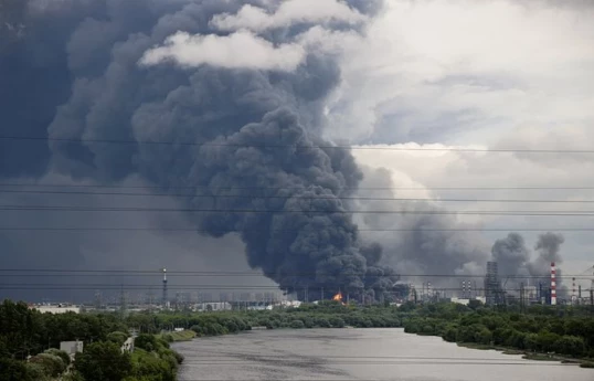 Two Russian oil refineries hit by drone attacks, major fires break out