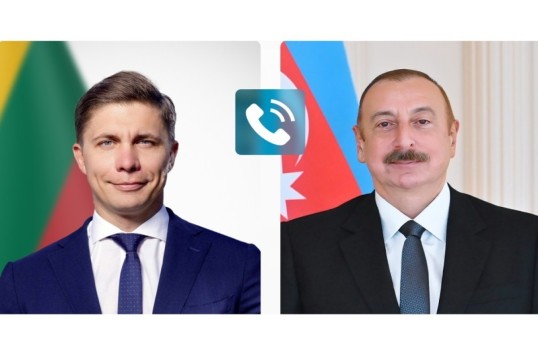 Lithuanian Prime Minister makes phone call to President Ilham Aliyev