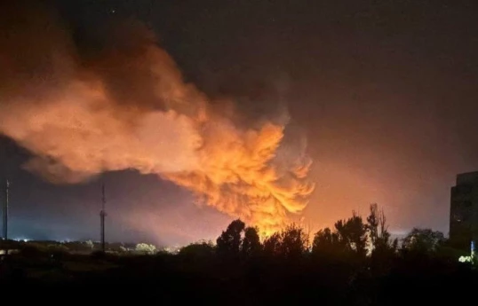Fire breaks out at industrial facility in Russia's Tyumen region after drone attack  Tags: