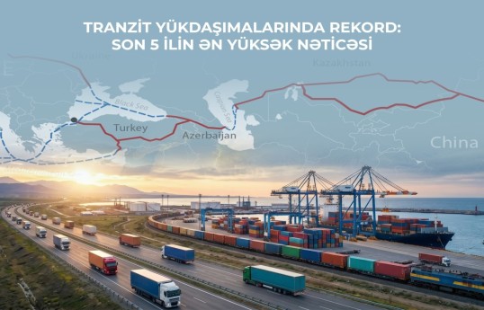 Transit transportation in Azerbaijan reaches five-year record high