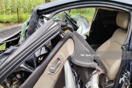 Three killed, two seriously injured in road accident in Azerbaijan's Balakan - PHOTO 