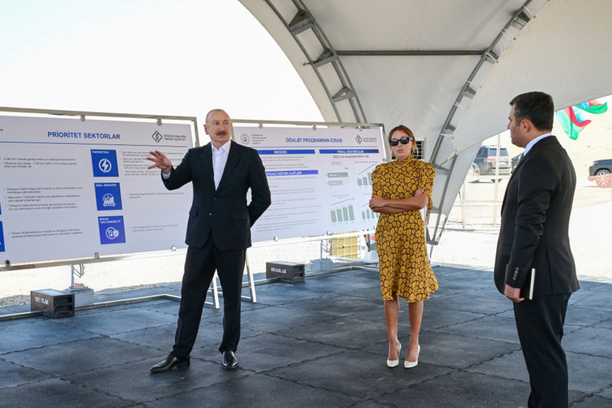 President Ilham Aliyev laid foundation stone for Nakhchivan Industrial Park-<span class="red_color">UPDATED