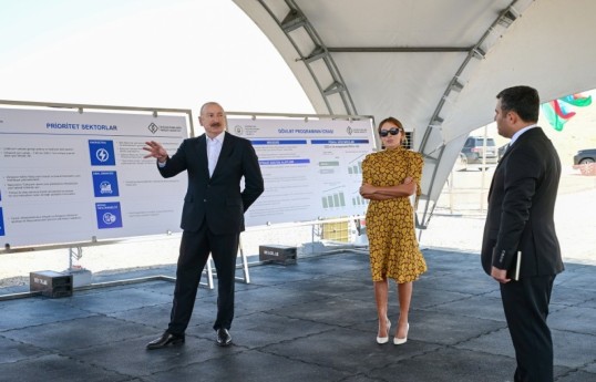Foundation stone laid for Nakhchivan Industrial Park