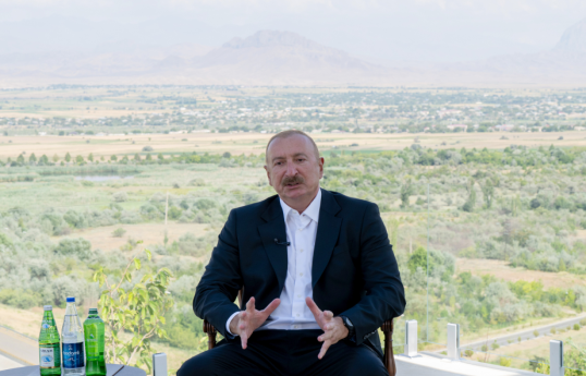 President: Nakhchivan, East Zangezur and Garabagh should be developed based on a unified concept