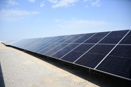 President Ilham Aliyev inspected construction progress of “Shams 1” and “Garbi Ufug” solar power plants in Nakhchivan