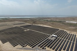 President Ilham Aliyev inspected construction progress of “Shams 1” and “Garbi Ufug” solar power plants in Nakhchivan