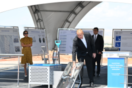President Ilham Aliyev laid foundation stone for Nakhchivan Industrial Park-UPDATED 