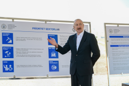 President Ilham Aliyev laid foundation stone for Nakhchivan Industrial Park-UPDATED 