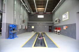 President Ilham Aliyev viewed new electric buses and inspected reconstruction progress of railway infrastructure in Nakhchivan