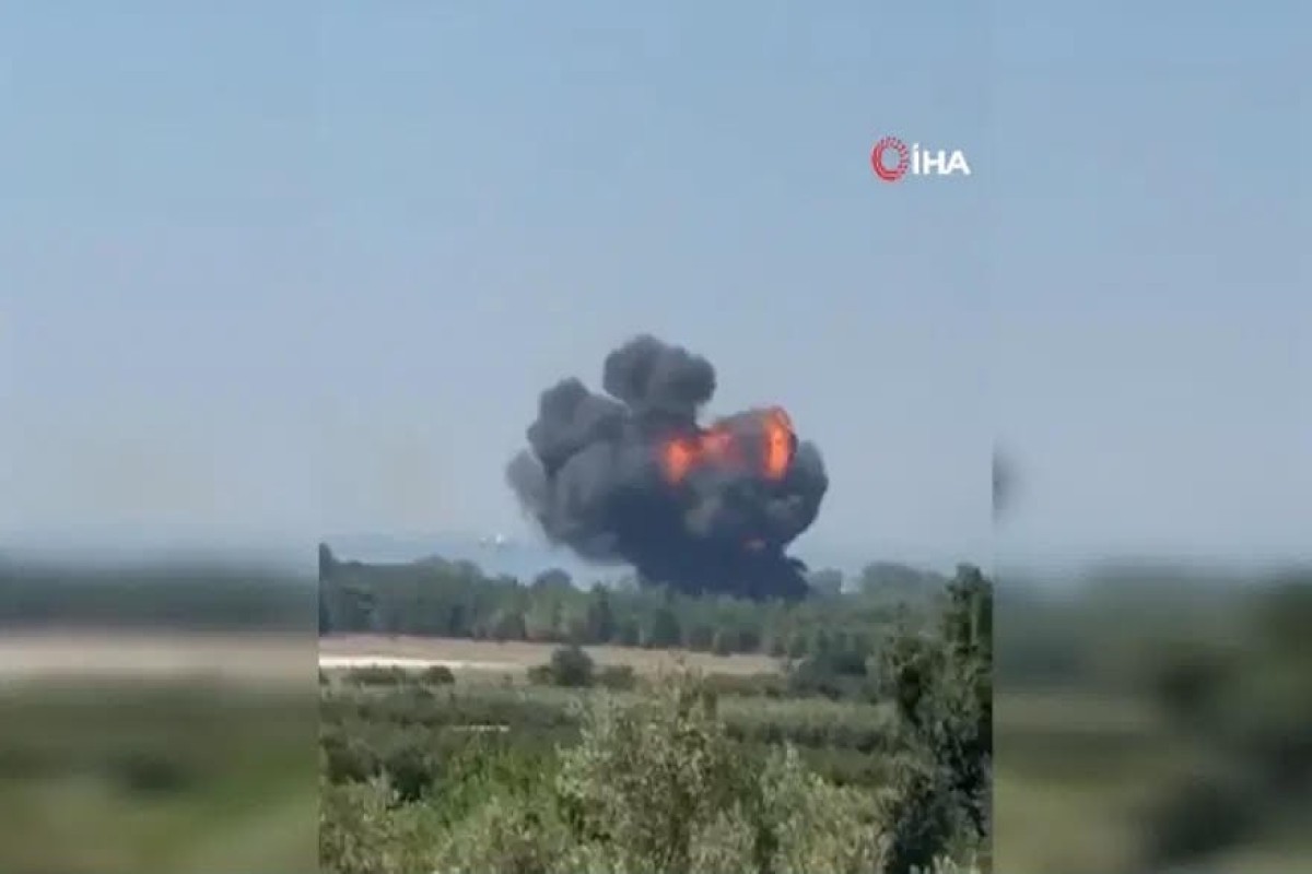F-16 training aircraft crashes in Türkiye, pilot survives - <span class="red_color">VIDEO