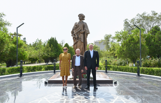Monument to architect Ajami Nakhchivani unveiled at “Ajami Seyrangahi” recreation complex in Nakhchivan