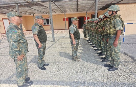 Leadership of Ministry of Defense visits Combined Arms Army military units - VIDEO 