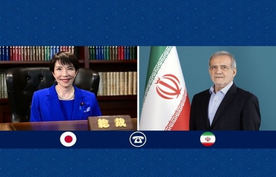 Iranian President discusses regional situation with Japan PM