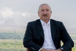 President Ilham Aliyev was interviewed by Azerbaijan Television in Nakhchivan