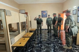 Leadership of Ministry of Defense visits Combined Arms Army military units - VIDEO 