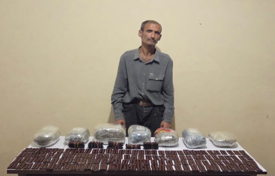 Iranian citizen detained while attempting to smuggle drugs into Azerbaijan
