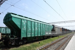 8 wagons of wheat sent from Russia to Armenia in transit through Azerbaijan - PHOTO 