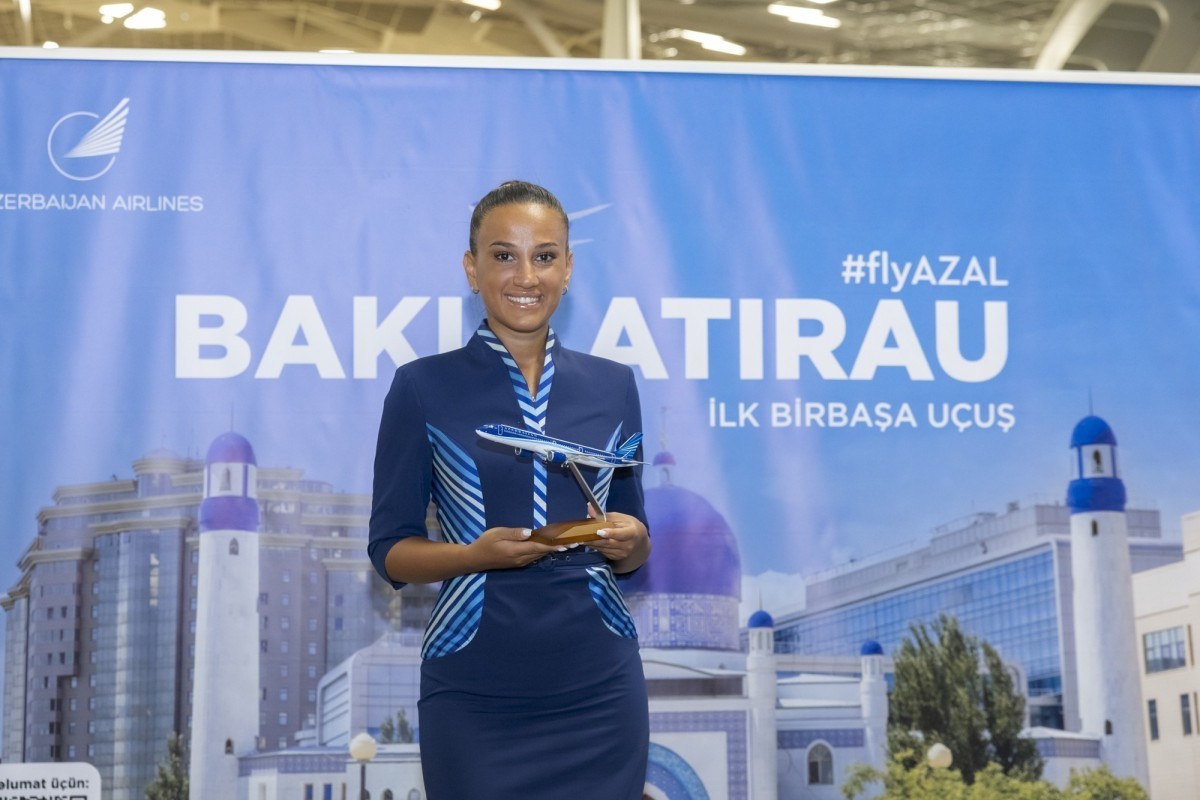Azerbaijan Airlines successfully operates its first flight to Atyrau - PHOTO 