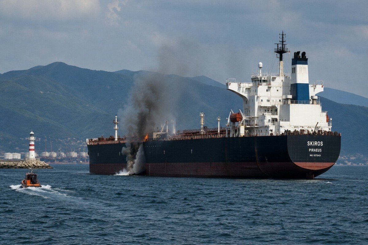 Greek tanker attacked by Ukrainian drone in Black Sea near port of Novorossiysk