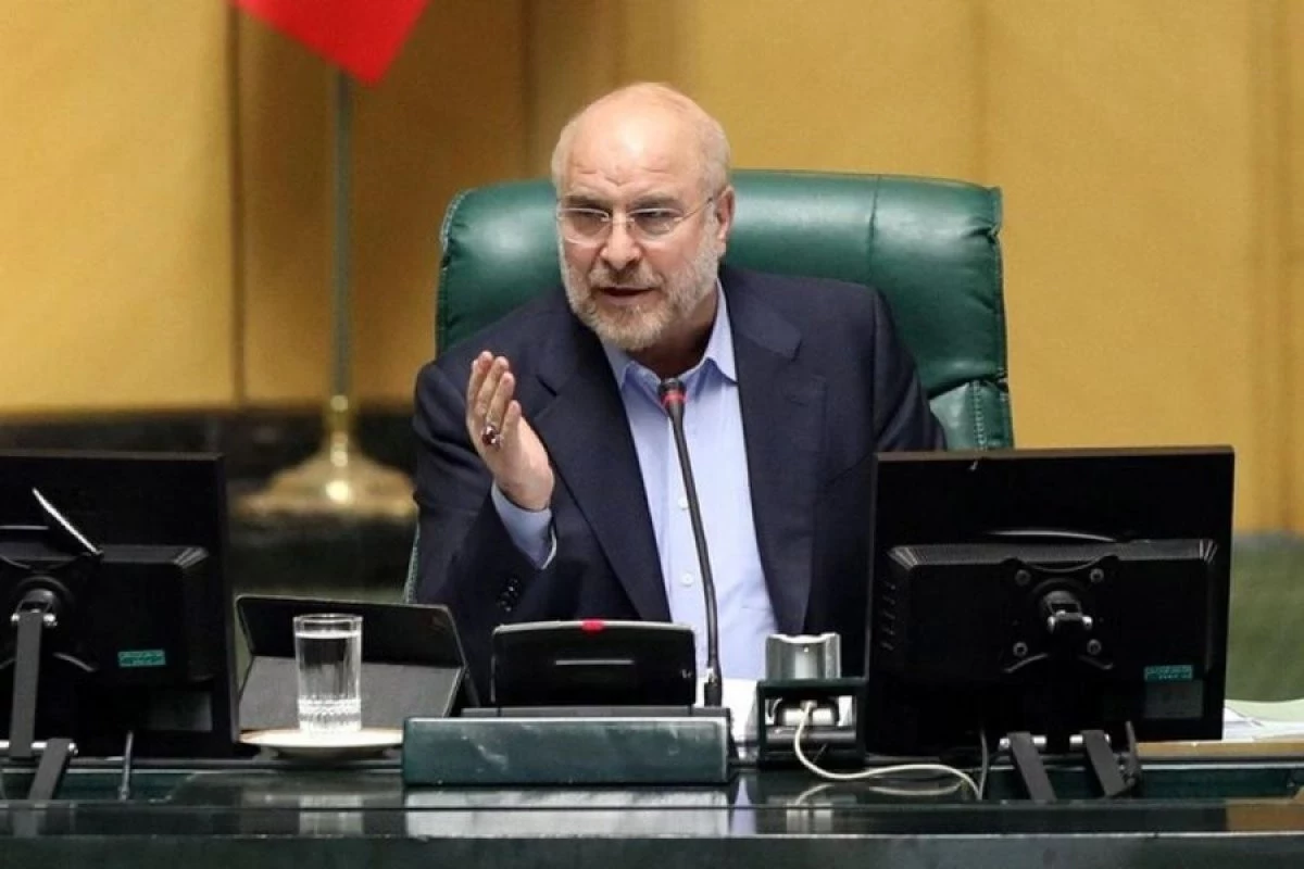 Iranian Parliament Speaker Mohammad Bagher Ghalibaf