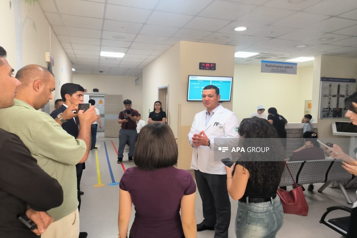 Azerbaijani media representatives visit National Children’s Medical Center in Uzbekistan