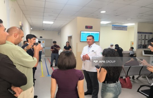 Azerbaijani media representatives visit National Children’s Medical Center in Uzbekistan