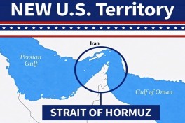 Trump posts image calling Strait of Hormuz ‘new US territory’ - PHOTO 