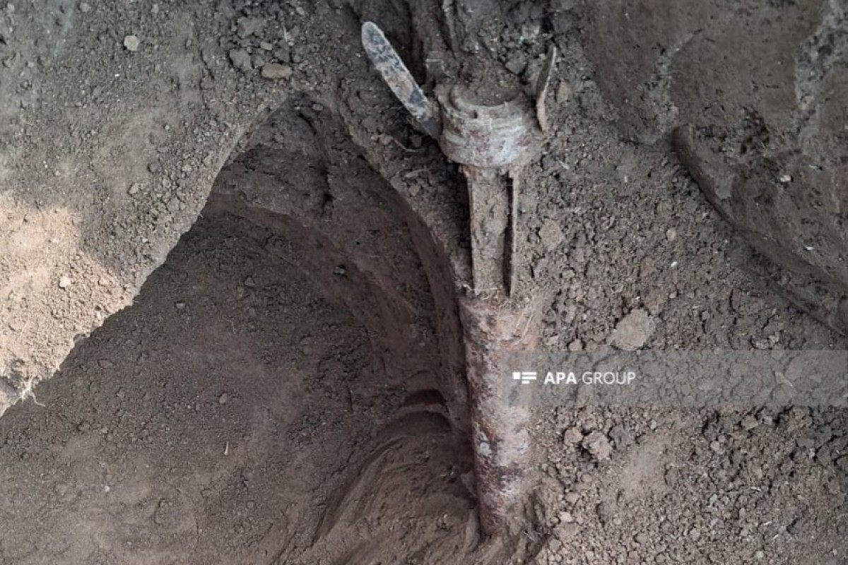 Military ammunition from First Karabakh War discovered at Garaghaji cemetery in Aghdam - PHOTO 