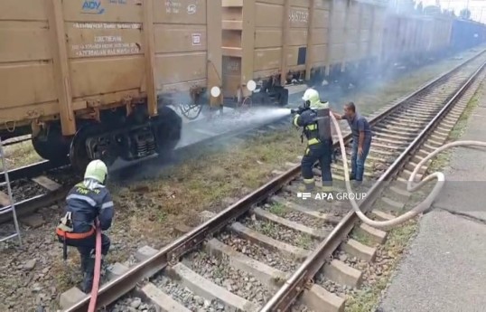 Smoke reported on freight train traveling from Azerbaijan to Georgia - PHOTO  - UPDATED 