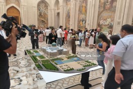 Azerbaijani media representatives visit Center of Islamic Civilization in Uzbekistan - PHOTO 