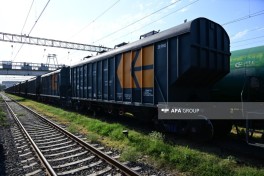 26 wagons of wheat sent from Russia to Armenia in transit through Azerbaijan - UPDATED  - PHOTO 