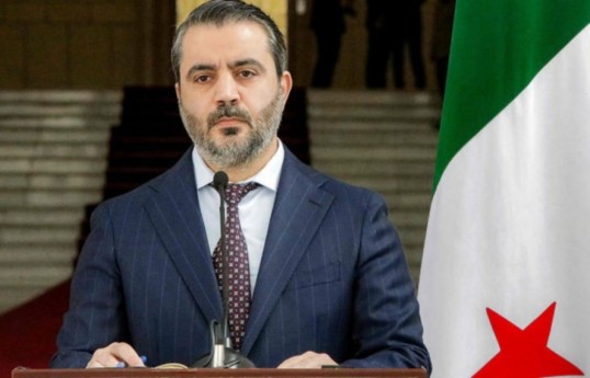 Syrian Foreign Minister Asaad al-Shaibani