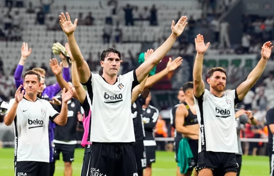 Besiktas routs Kauno Zalgiris 3-0 in Europa League play-off first leg