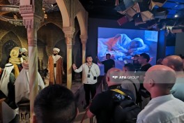 Azerbaijani media representatives visit Imam al-Bukhari Memorial Complex in Samarkand - PHOTO 