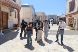 Azerbaijani media representatives visit “Eternal City” in Samarkand - PHOTO 