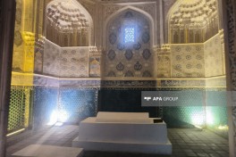 Azerbaijani media representatives visit Shah-i-Zinda complex in Samarkand - PHOTO 