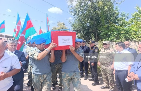 Remains of missing martyr of First Karabakh War Murshud Narimanov buried in Imishli - PHOTO 