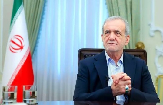 Iranian President Masoud Pezeshkian